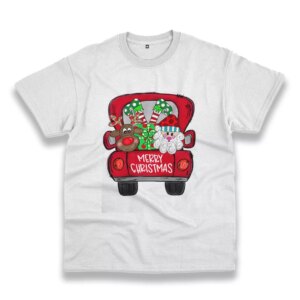 Merry Christmas Red Trees Truck Funny Christmas T Shirt Merry Christmas Red Trees Truck Funny Christmas T Shirt