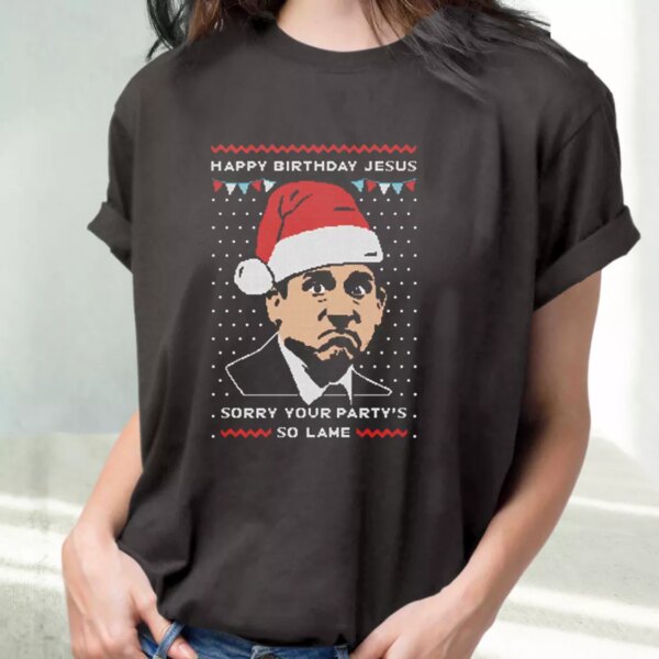 Michael Scott The Office Christmas T Shirt Xmas Design