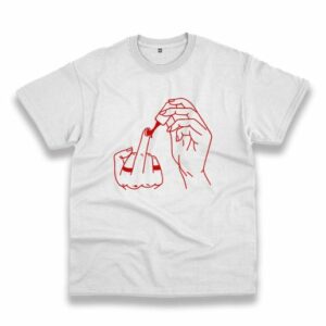 Middle Finger Polish Girl Gang Vintage Tshirt