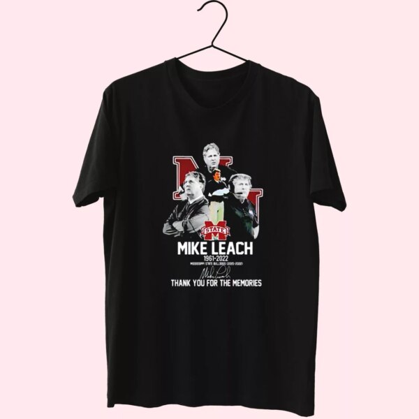 Mike Leach Mississipi States Memorial Casual Trendy T Shirt