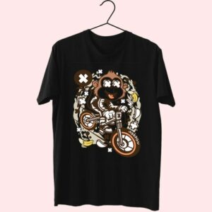Monkey Downhill Funny Graphic T Shirt 3 Monkey Downhill Funny Graphic T Shirt 4