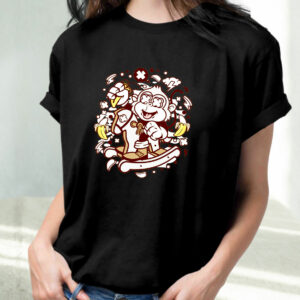 Monkey Rocking Horse Funny Graphic T Shirt 2 Monkey Rocking Horse Funny Graphic T Shirt 3
