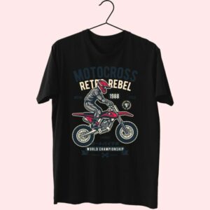 Motocross Retro Rebel Funny Graphic T Shirt 3 Motocross Retro Rebel Funny Graphic T Shirt 4