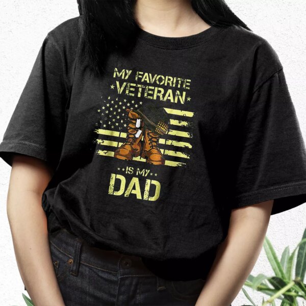 My Favorite Veteran Is My Dad Vetrerans Day T Shirt