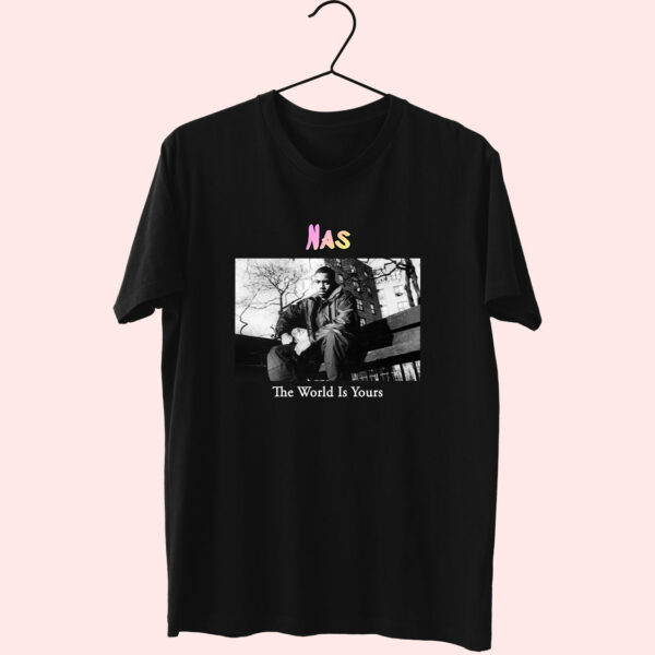 Nas The World Is Yours Hip Hop Rapper T Shirt