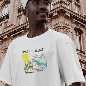Nathan Mcdermott Bart Gulf 1991 Casual T Shirt 2 Nathan Mcdermott Bart Gulf 1991 Casual T Shirt 3