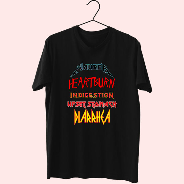 Nausea Heartburn Indigestion Upset Stomach Diarrhea 70S T Shirt Outfit