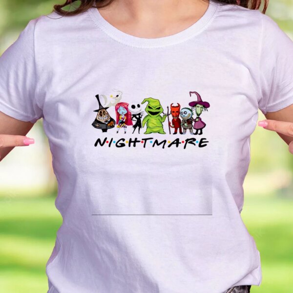 Nightmare Before Christmas Friends Funny Christmas T Shirt