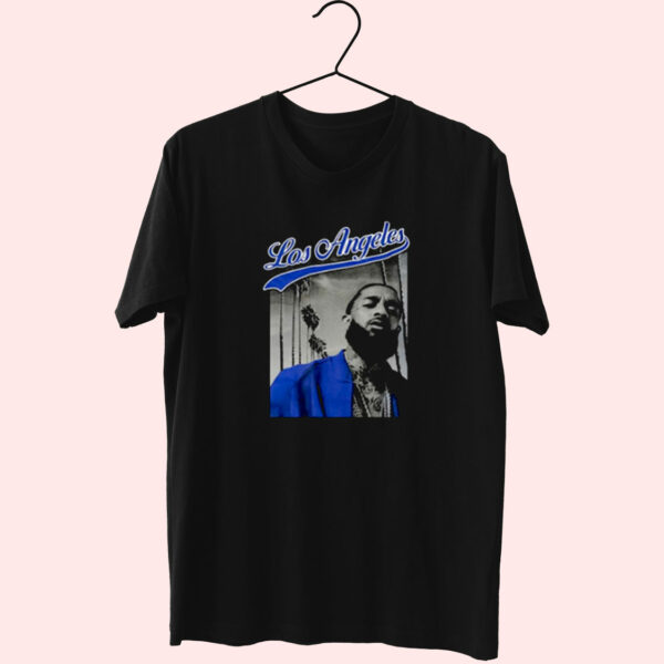 Nipsey Hussle Blue Los Angeles Vintage Essentials T Shirt