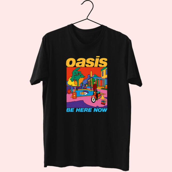 Oasis Organic Be Here Now Graphic Essentials T Shirt