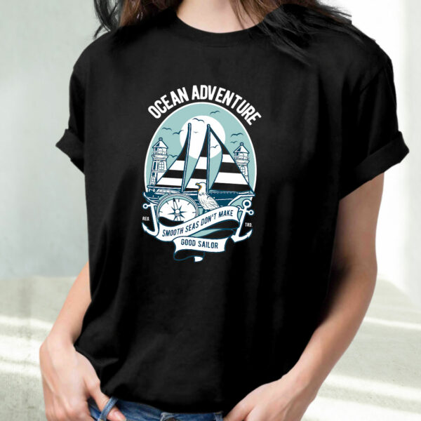 Ocean Adventure Funny Graphic T Shirt