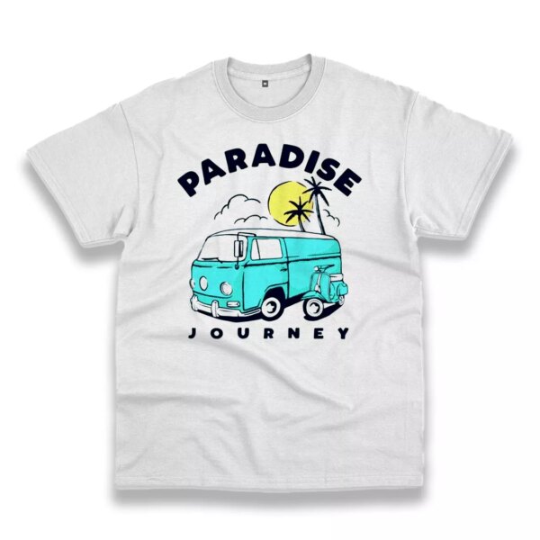 Paradise Journey Caravan Camping Thanksgiving Vintage T Shirt