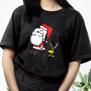 Peanuts Snoopy And Woodstock Santa Antlers T Shirt Xmas Design 2 Peanuts Snoopy And Woodstock Santa Antlers T Shirt Xmas Design 3