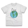 Peanuts Snoopy On Top Of The World Casual Earth Day T Shirt