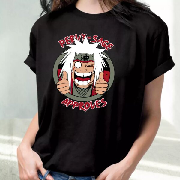 Pervy Sage Approves Jiraiya From Naruto Classic 90S T Shirt Style