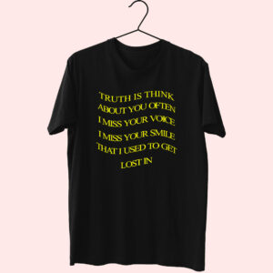 Phora Fake Smiles Lyrics Back 90S Style 70S T Shirt Outfit Phora Fake Smiles Lyrics Back 90S Style 70S T Shirt Outfit
