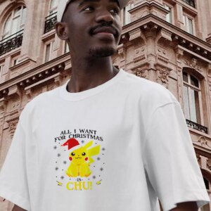 Pikachu All I Want For Christmas Funny Christmas T Shirt 2 Pikachu All I Want For Christmas Funny Christmas T Shirt 3