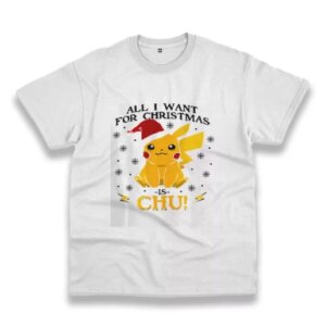 Pikachu All I Want For Christmas Funny Christmas T Shirt 3 Pikachu All I Want For Christmas Funny Christmas T Shirt 4