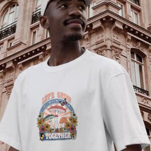 Plants Let'S Grow Together Sublimation Casual Earth Day T Shirt 2 Plants LetS Grow Together Sublimation Casual Earth Day T Shirt 3