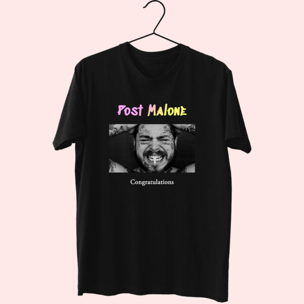 Post Malone Congratulations Hip Hop Rapper T Shirt