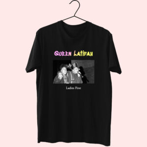 Queen Latifah Ladies First Hip Hop Rapper T Shirt