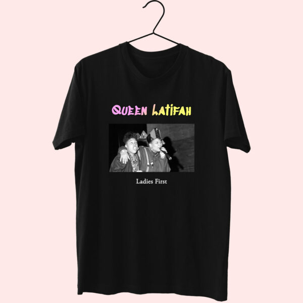 Queen Latifah Ladies First Hip Hop Rapper T Shirt