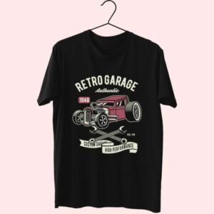Retro Garage Hotrod Funny Graphic T Shirt 3 Retro Garage Hotrod Funny Graphic T Shirt 4