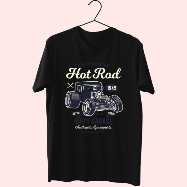 Retro Hotrod Funny Graphic T Shirt