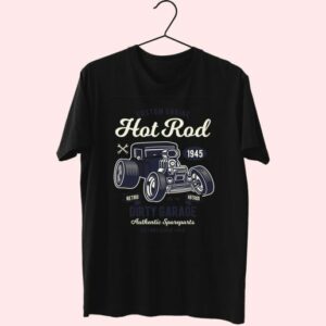 Retro Hotrod Funny Graphic T Shirt 4