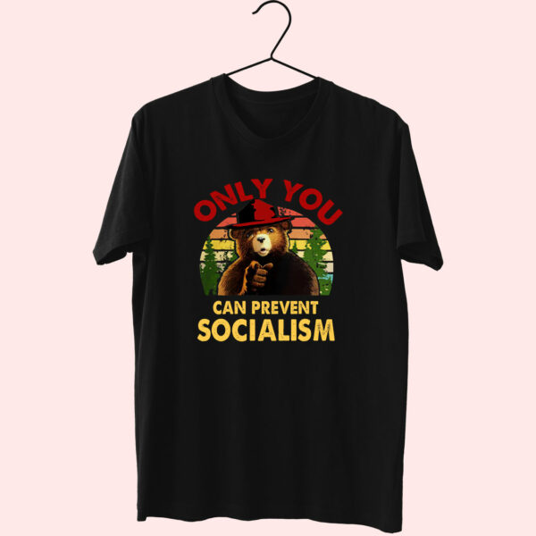 Retro Only You Can Prevent Socialism 70S T Shirt Outfit