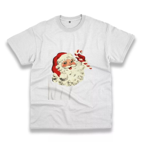 Retro Santa Design Funny Christmas T Shirt