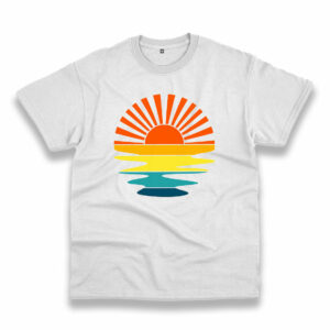Retro Sunset Rays Wavy Vintage Tshirt Retro Sunset Rays Wavy Vintage Tshirt