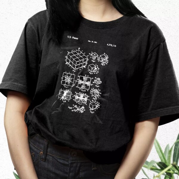 Rubik’S Cube Patent Cool T Shirt