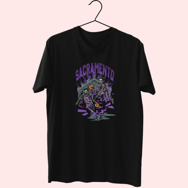 Sacramento Basketball Graphic Bootleg Essentials T Shirt