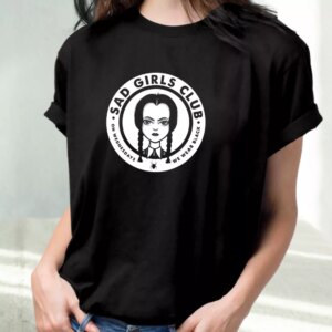 Sad Girls Club Wednesday Addams Casual Trendy T Shirt 2 Sad Girls Club Wednesday Addams Casual Trendy T Shirt 3