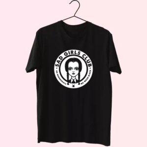 Sad Girls Club Wednesday Addams Casual Trendy T Shirt 3 Sad Girls Club Wednesday Addams Casual Trendy T Shirt 4