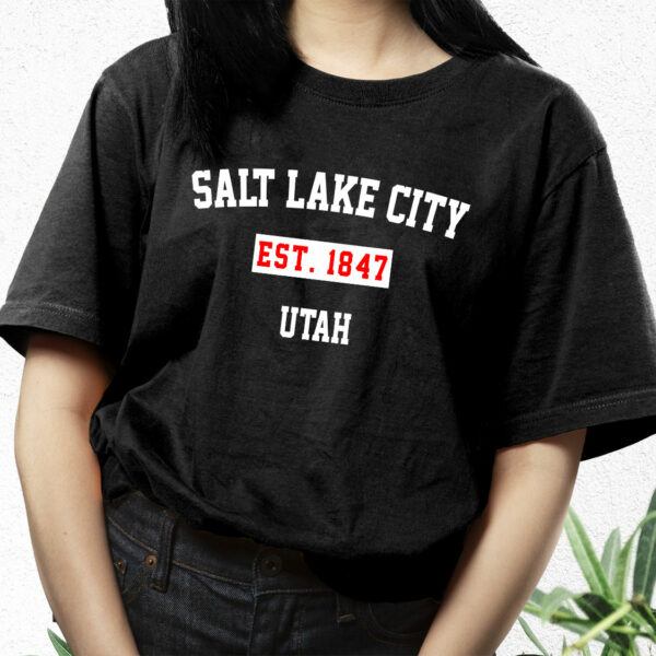 Salt Lake City Est 1847 Utah Fashionable T Shirt