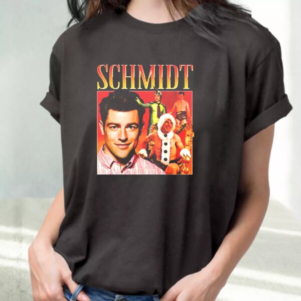 Schmidt Homage Tv Icon T Shirt Xmas Design