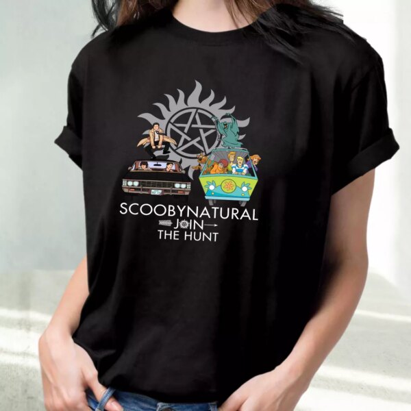 Scoobynatural Join The Hunt Supernatural Sam Dean Winchester Sweatshirt Classic 90S T Shirt Style