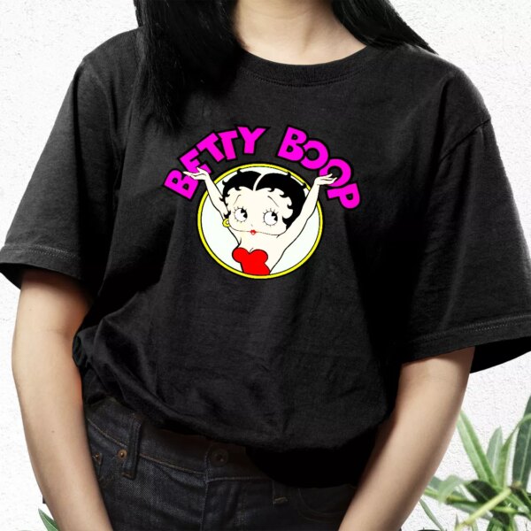 Sexy Betty Boop Logo Cartoon Classic 90S T Shirt Style