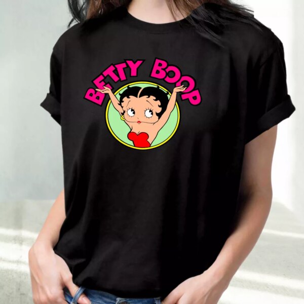 Sexy Betty Boop Logo Cartoon Classic 90S T Shirt Style