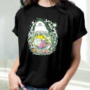 Shark Vegetable Funny Graphic T Shirt 2 Shark Vegetable Funny Graphic T Shirt 3