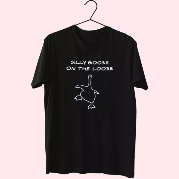 Silly Goose On The Loose Drawing Cool T Shirt