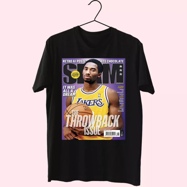 Slam Magazine Kobe Black Mamba Classic 90S T Shirt Style