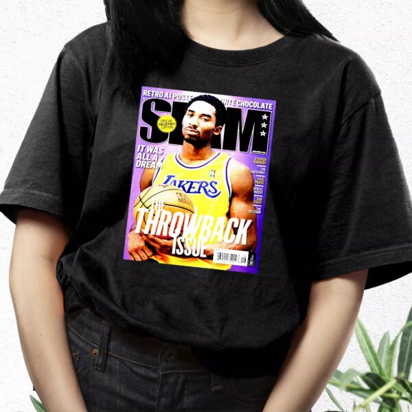 Slam Magazine Kobe Black Mamba Classic 90S T Shirt Style