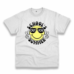 Smiley Schools Out For Summer Vintage Tshirt