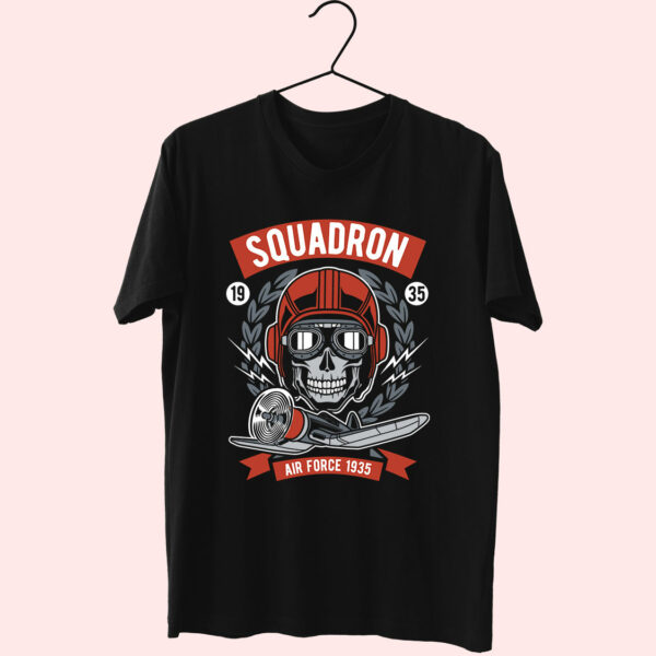 Squadron Air Force Funny Graphic T Shirt