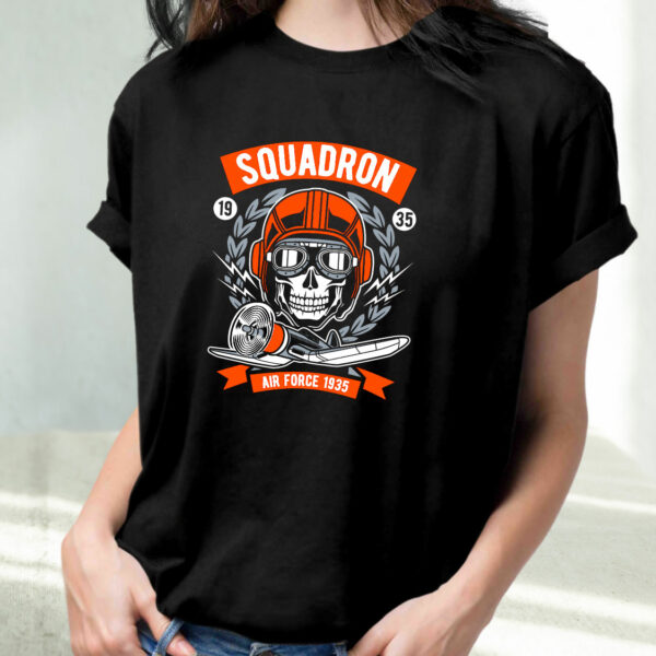 Squadron Air Force Funny Graphic T Shirt