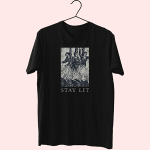 Stay Lit Satan Devil Hell 80S T Shirt Fashion Stay Lit Satan Devil Hell 80S T Shirt Fashion
