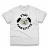 Stay Pawsitive Positive Mental Health Trendy Casual T Shirt